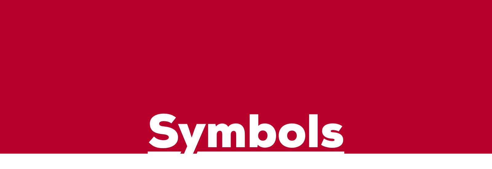 Symbols